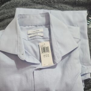 Calvin Klein Men's Sky Blue Dress Shirt